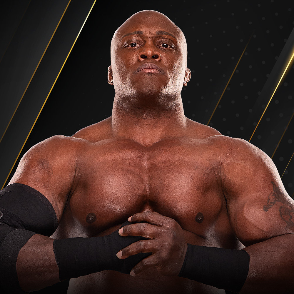 Official AEW roster portrait of Bobby Lashley in competition attire
