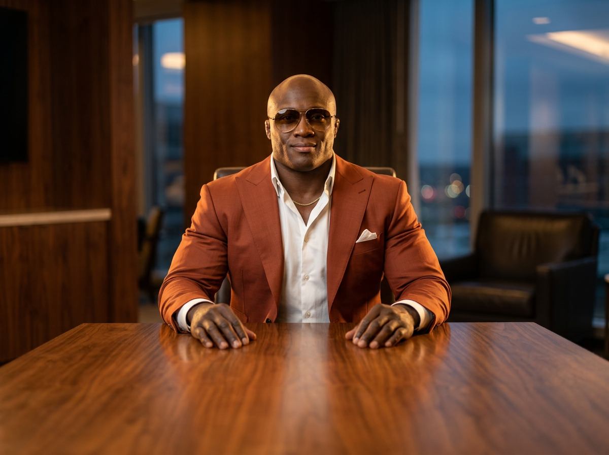 Bobby Lashley in an executive setting